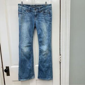 【AAKE】SNAP BUTTON BOOTCUT DENIM SNAP BUTTON BOOTCUT DENIM デニムパンツ レディース｜韓国 AAKE